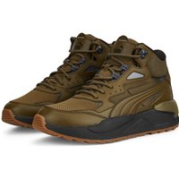 PUMA X-Ray Speed Mid-Top Winterized Sneaker mit Fleece-Futter deep olive-deep olive-ebony-puma black 46 von Puma