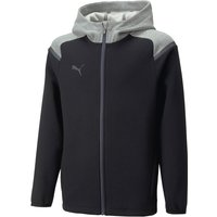 PUMA teamCUP Casuals Kapuzenjacke Kinder 03 - PUMA black 140 von Puma