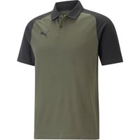 PUMA teamCUP Casuals Poloshirt Herren 35 - green moss L von Puma