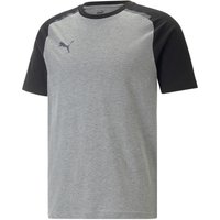 PUMA teamCUP Casuals T-Shirt Herren 13 - medium gray heather M von Puma