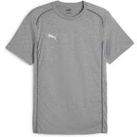 PUMA teamFINAL Casuals T-Shirt Herren 33 - medium gray heather/puma silver S von Puma