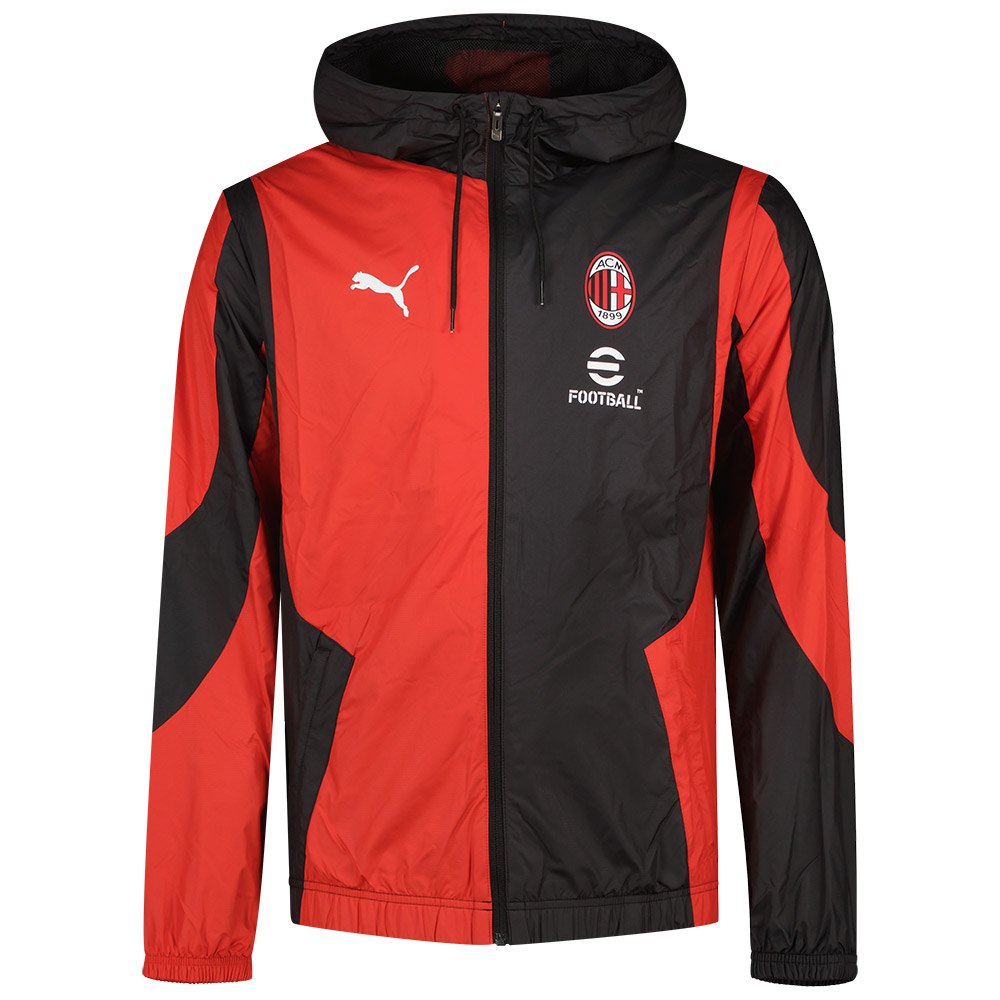 Puma Ac Milan 23/24 Prematch Jacket Rot M von Puma