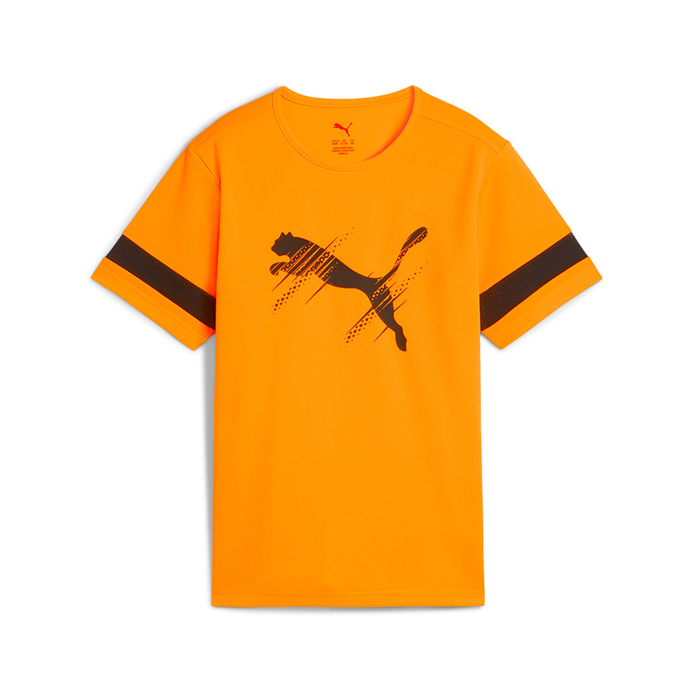 Puma Attacanto Logo Short Sleeve T-shirt Orange 6-7 Years Junge von Puma