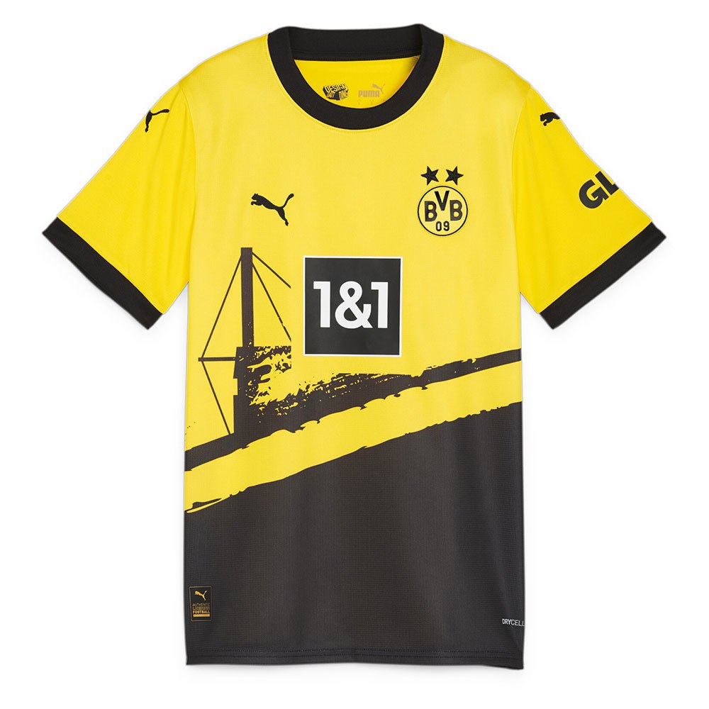 Puma Borussia Dortmund 23/24 Short Sleeve T-shirt Home Gelb 7-8 Years von Puma