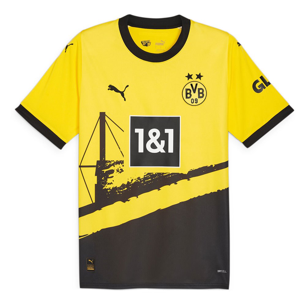 Puma Borussia Dortmund 23/24 Short Sleeve T-shirt Home Gelb S von Puma