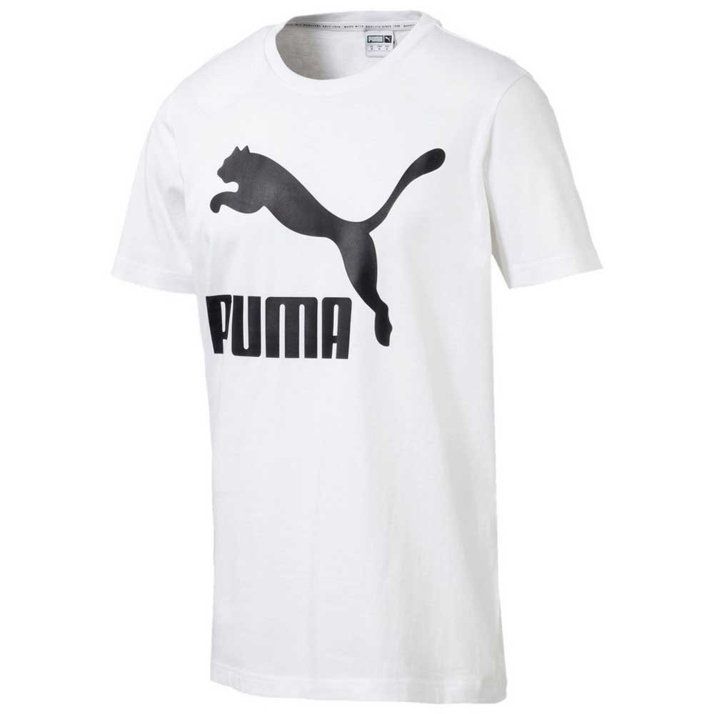 Puma Classics Logo Short Sleeve T-shirt Weiß XL Mann von Puma