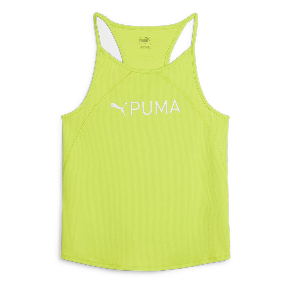Puma Fit Fashion Ultrabreathe Allover Sleeveless T-shirt Gelb L Frau von Puma