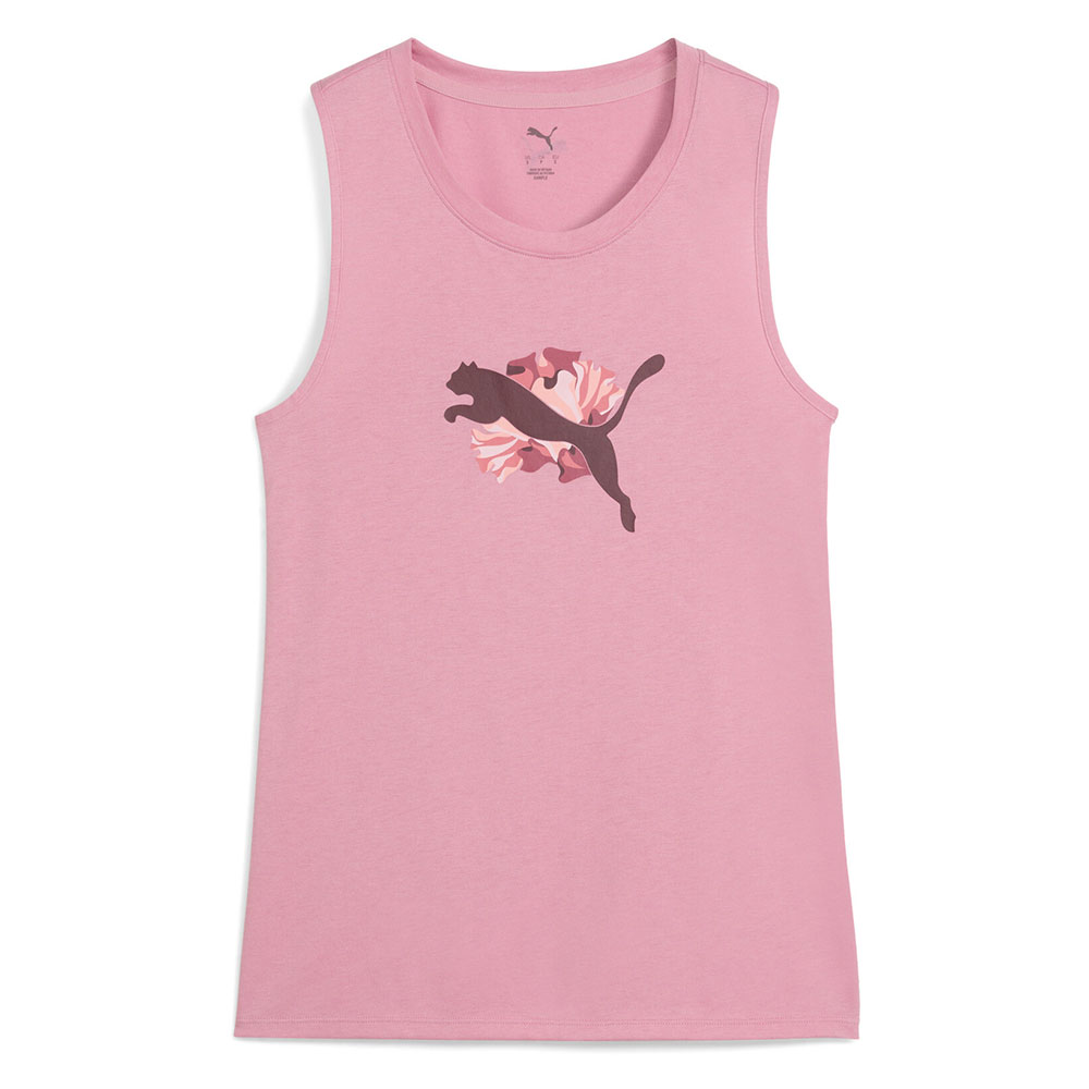 Puma Floral Ribbon Graphic Sleeveless T-shirt  XS Frau von Puma