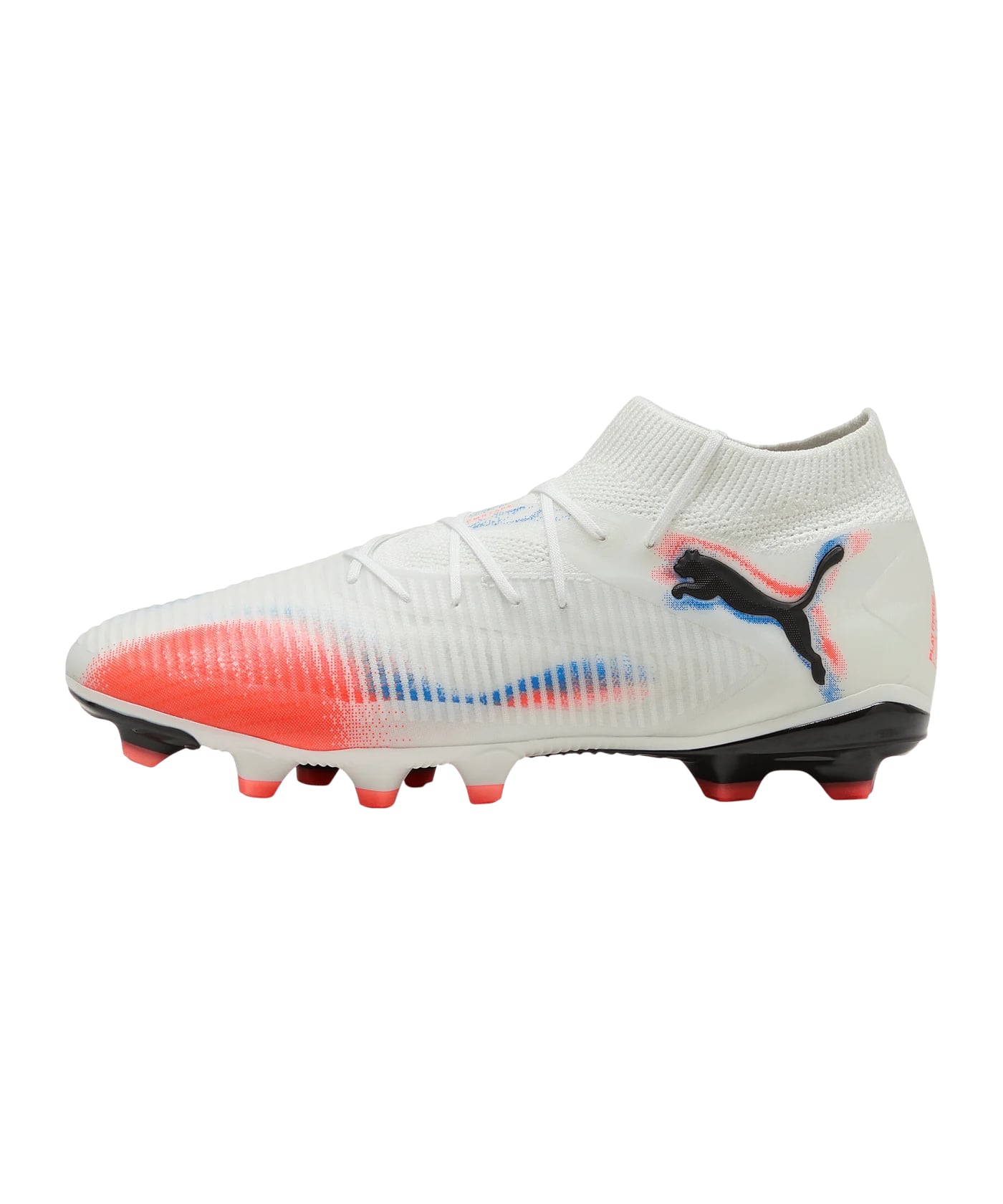 Puma Future 8 Pro FG/AG Fussballschuhe puma white-puma black-glowing red 43 von Puma