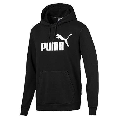 PUMA Herren Sweatshirt ESS Hoody TR Big Logo, PUMA Black, M, 851745 von PUMA