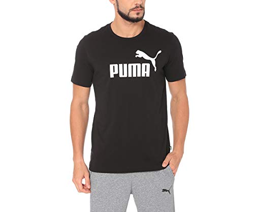 PUMA Herren T-shirt, Cotton Black, M von PUMA