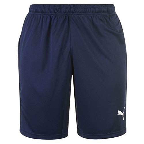 PUMA Herren Liga Shorts Core, Blau (Peacoat White), L von PUMA