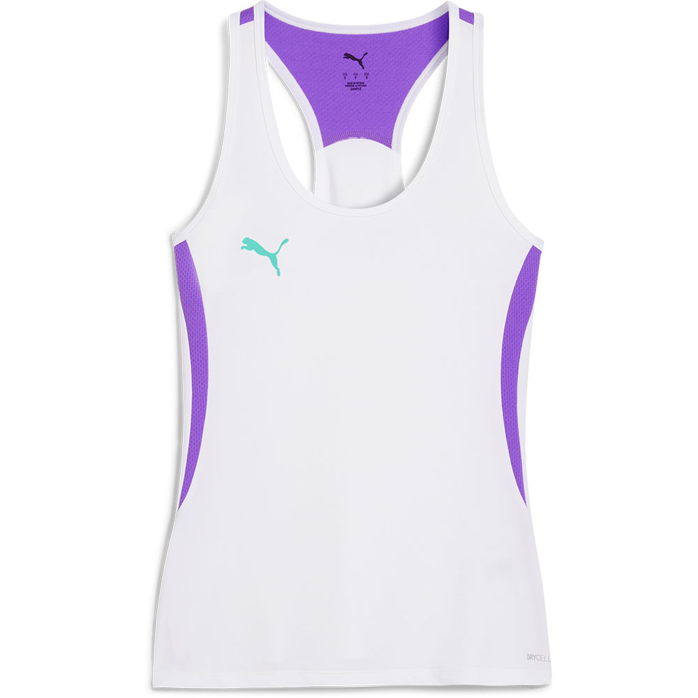 Puma Individual Sleeveless T-shirt Weiß XS Frau von Puma