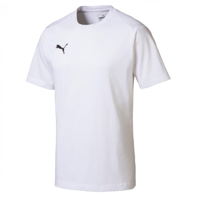 Puma Liga Casuals Short Sleeve T-shirt Weiß M Mann von Puma
