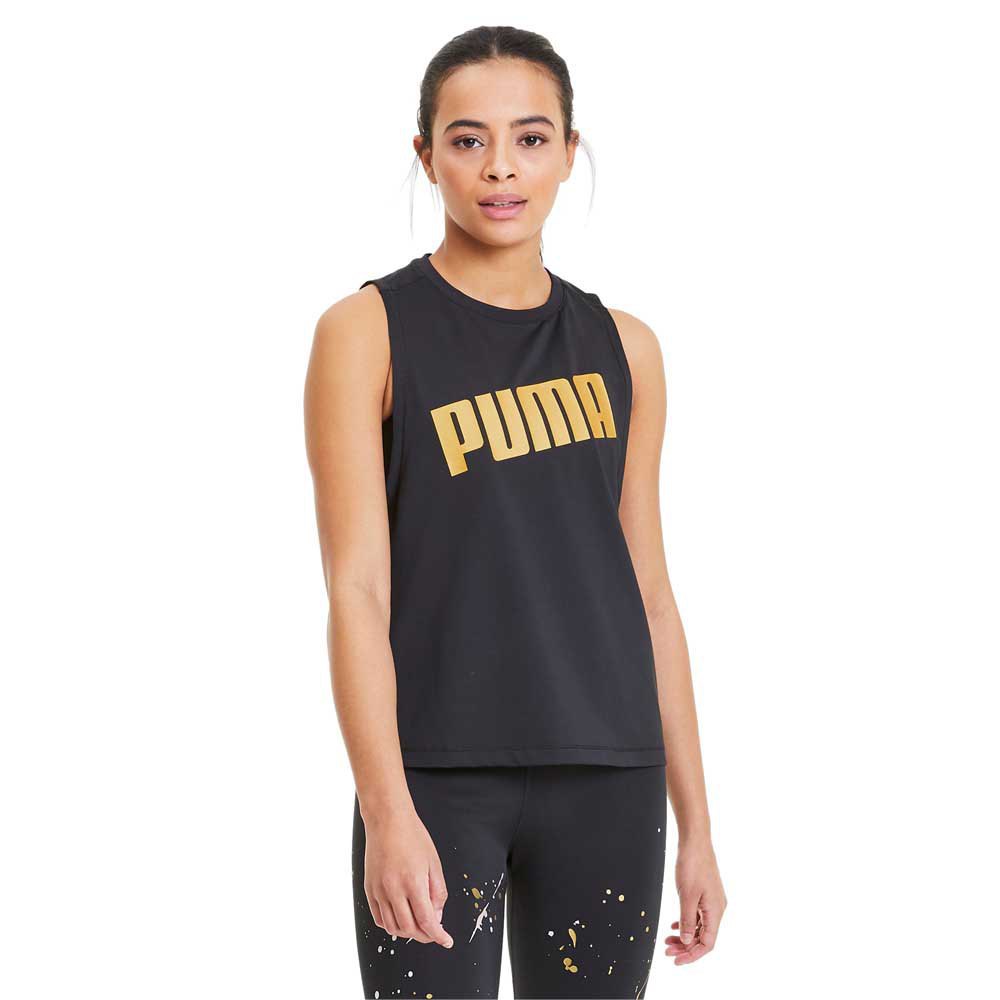 Puma Metal Splash Adjustable Sleeveless T-shirt Schwarz M Frau von Puma