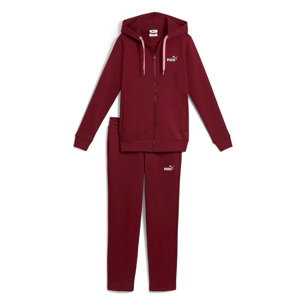 Puma Metallic Tracksuit Rot M Frau von Puma