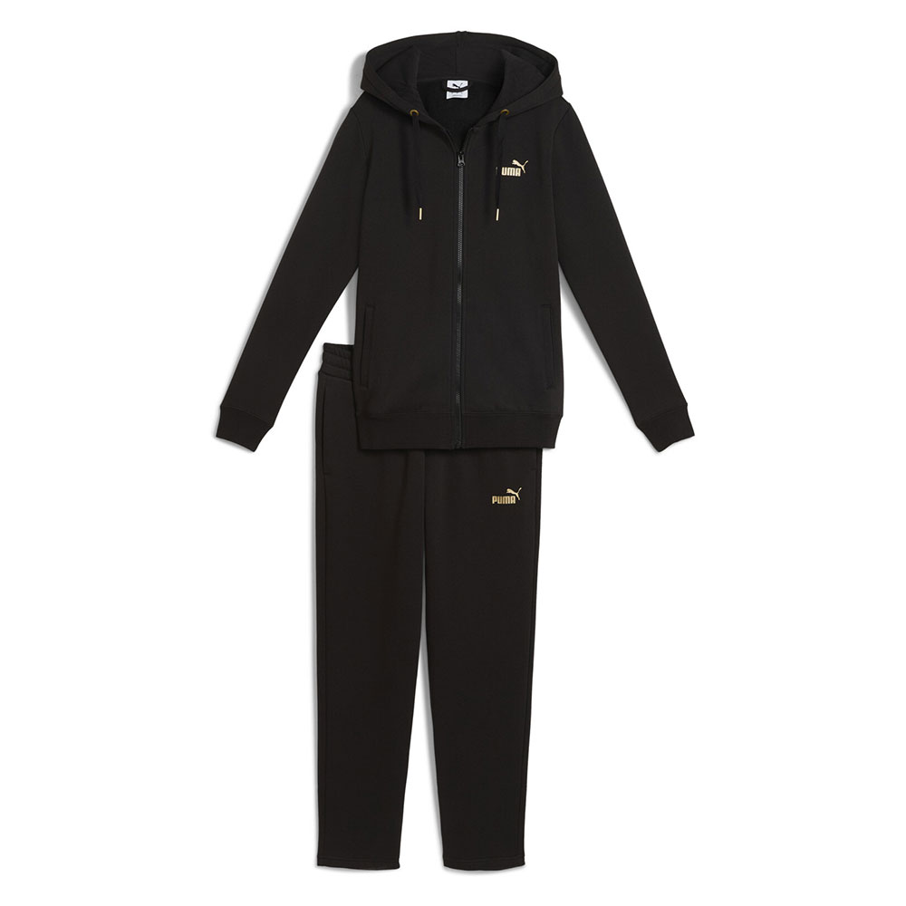 Puma Metallic Tracksuit Schwarz S Frau von Puma