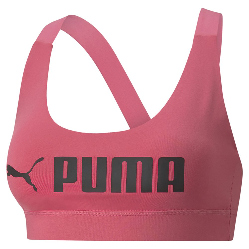 Puma Mid Impact Fit Top Rosa XS Frau von Puma