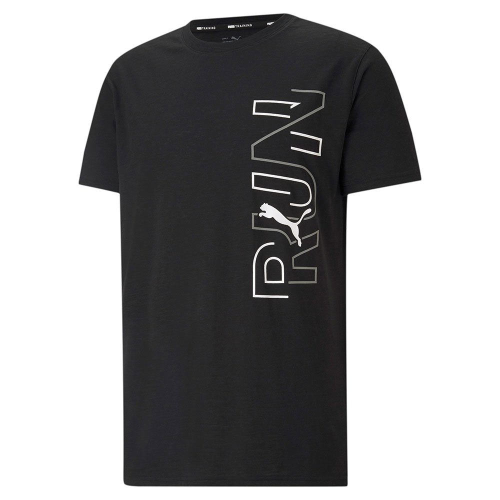 Puma Performance Running Graphic Short Sleeve T-shirt Schwarz M Mann von Puma