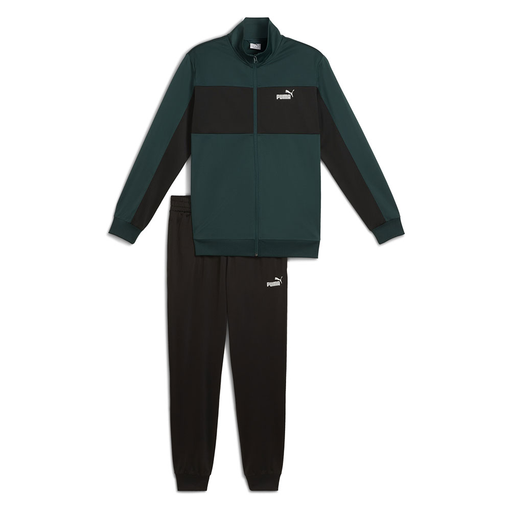 Puma Poly Colorblock Tracksuit Grün M Mann von Puma