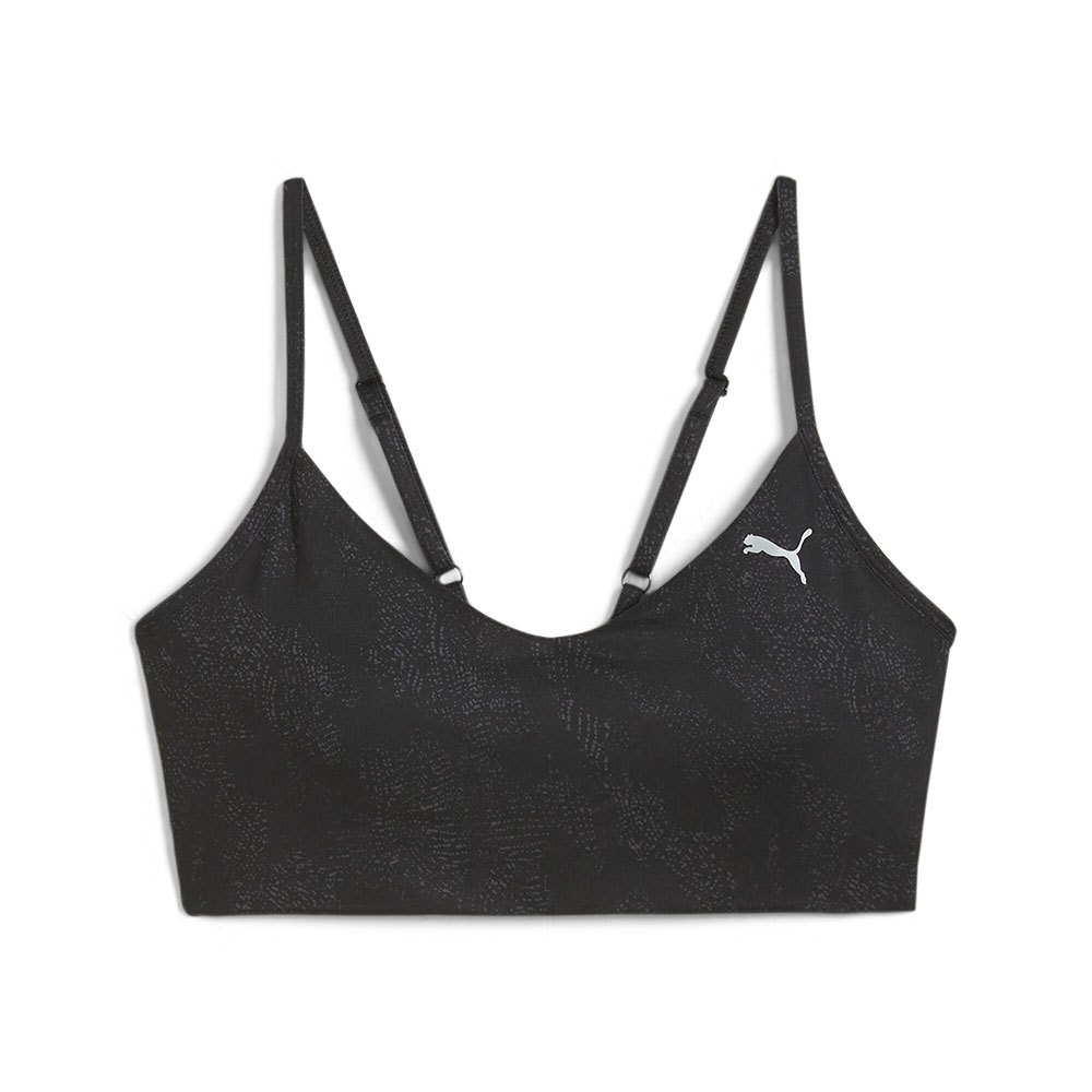 Puma Studio Move Yogini Low Impact Sports Bra Schwarz M Frau von Puma