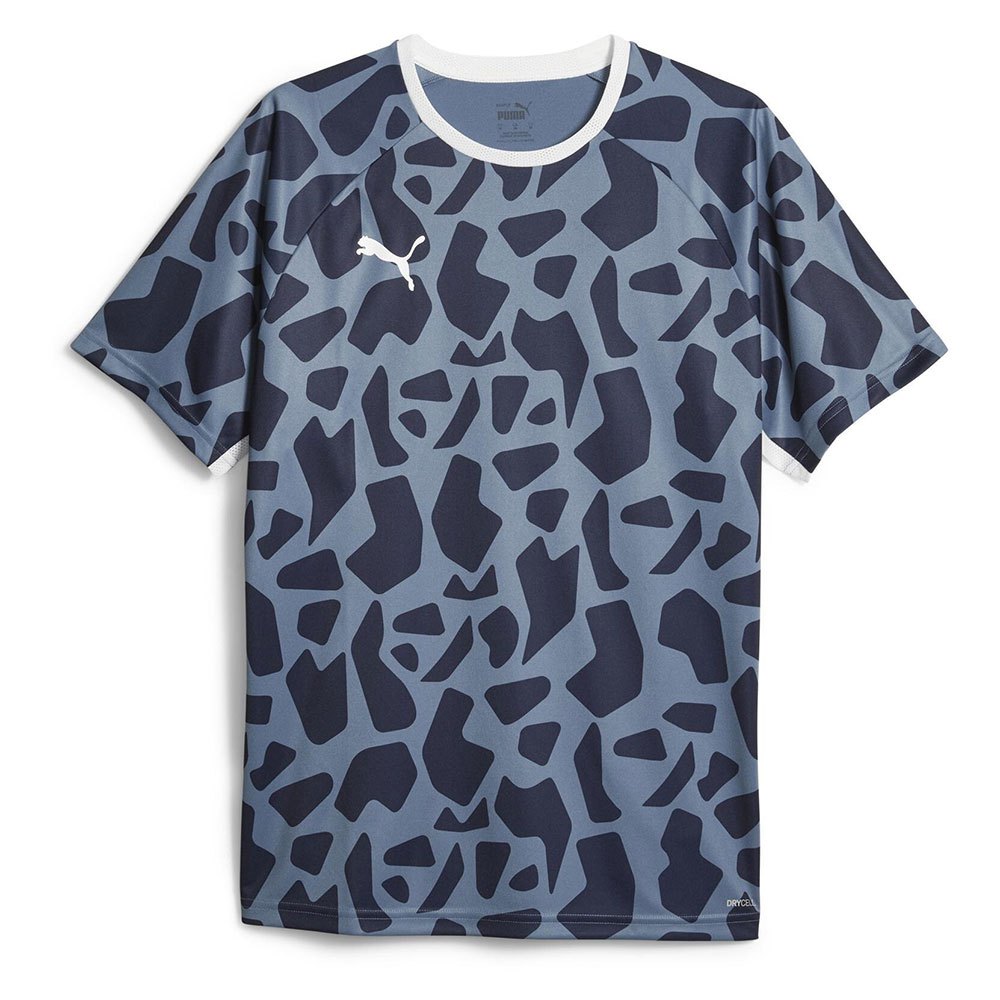 Puma Team Liga Padel Graphic Short Sleeve T-shirt Blau L Mann von Puma