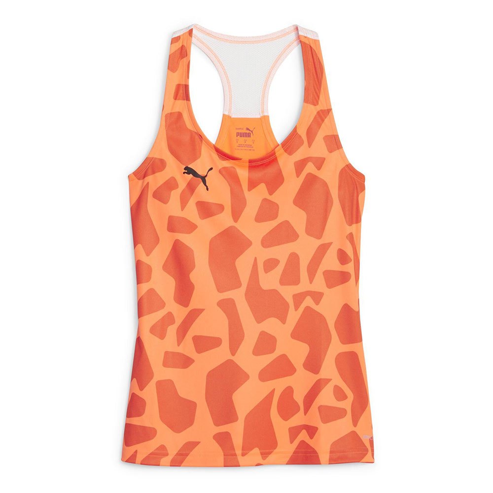 Puma Team Liga Padel Graphic Sleeveless T-shirt Orange L Frau von Puma