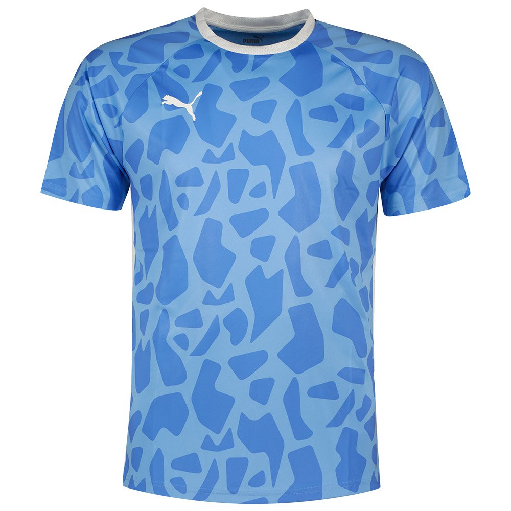 Puma Teamliga Graphic Short Sleeve T-shirt Blau S Mann von Puma