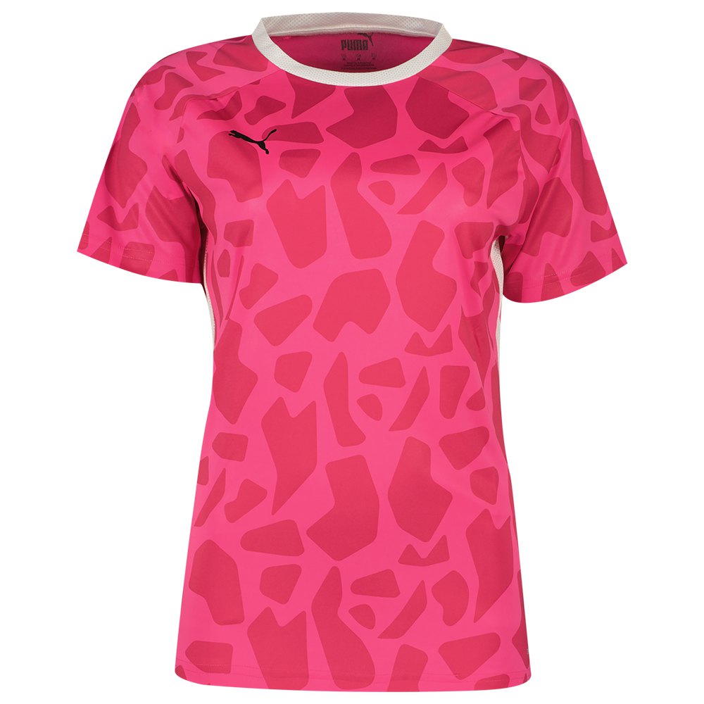 Puma Teamliga Graphic Short Sleeve T-shirt Rosa XS Frau von Puma