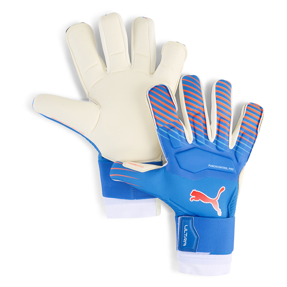 Puma Ultra Ultimate Hybrid Goalkeeper Gloves Blau 10.5 von Puma