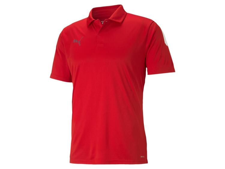 Puma teamLIGA Sideline Polo 657257 Puma Red-Puma White - Gr. M von Puma