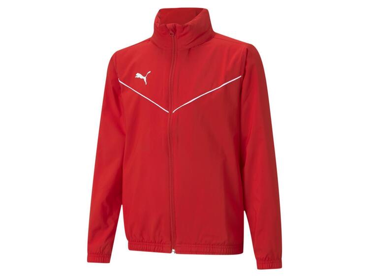 Puma teamRISE All Weather Jkt Jr 657402 Puma Red-Puma White - Gr. 152 von Puma