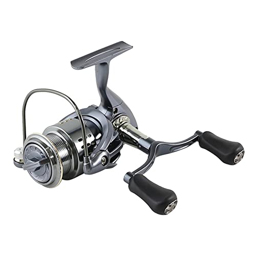 Puooifrty Reel Fishing 1500S 6.4:1 Spinnrolle Double Handle Grip AngelausrüStung Angelrolle von Puooifrty