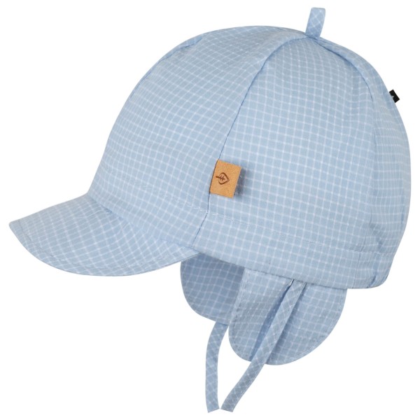 Pure Pure - Baby's Bindemütze - Cap Gr 45 cm;47 cm;49 cm;51 cm grau/blau von Pure Pure