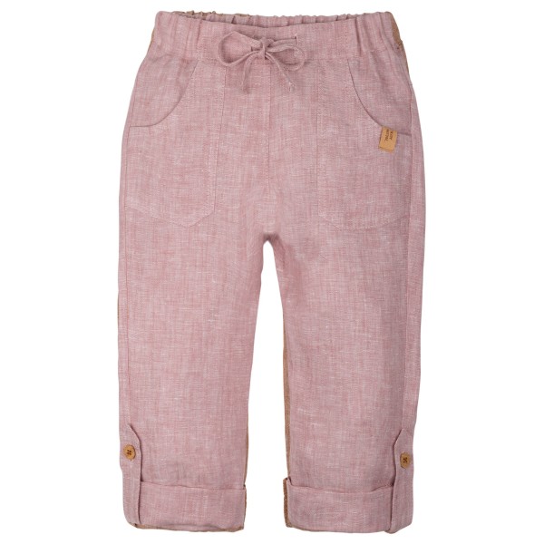 Pure Pure - Kid's Hose Leinen mit Taschen - Freizeithose Gr 110/116 rosa von Pure Pure