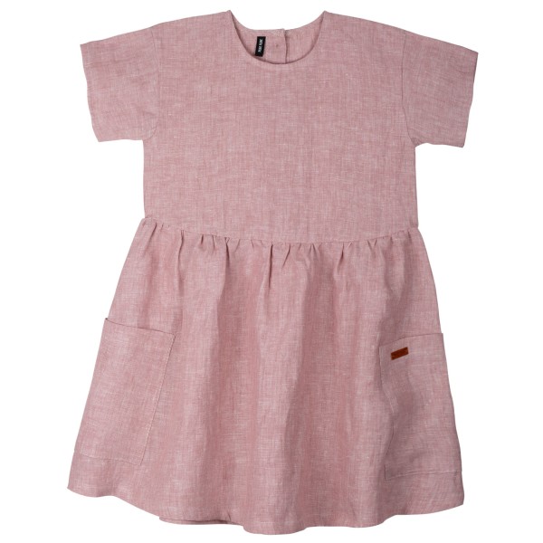 Pure Pure - Kid's Kleid Leinen - Kleid Gr 122/128 rosa von Pure Pure