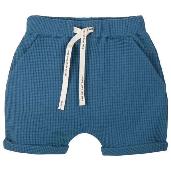 Pure Pure - Kid's Mini-Hose Waffle - Shorts Gr 92 blau von Pure Pure