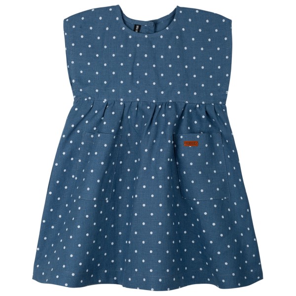 Pure Pure - Kid's Mini-Kleid Leinen - Kleid Gr 104;110/116;122/128;86;98 blau von Pure Pure