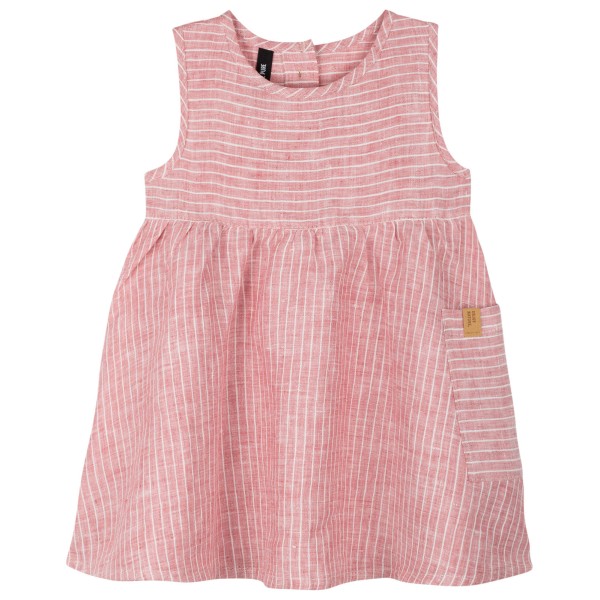 Pure Pure - Kid's Mini-Kleid Leinen gestreift - Kleid Gr 104;86 grau;rosa von Pure Pure