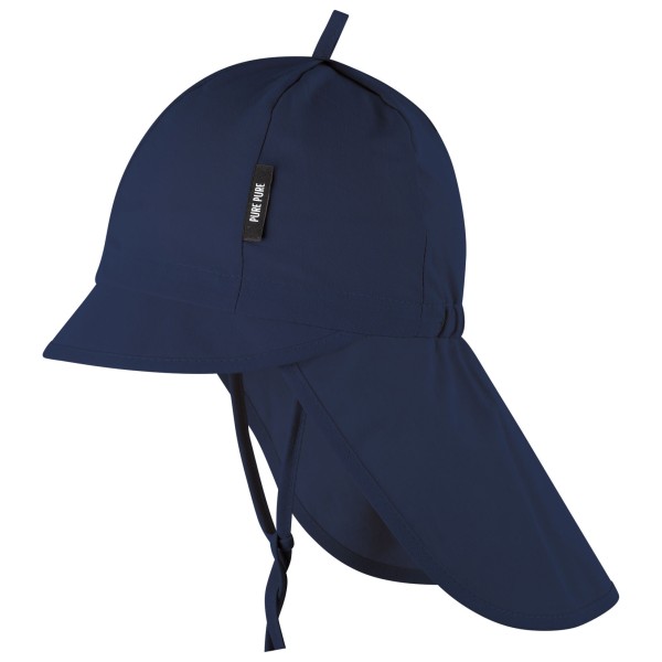 Pure Pure - Kid's Mini-Nackenschutz Uni - Cap Gr 43 cm blau von Pure Pure