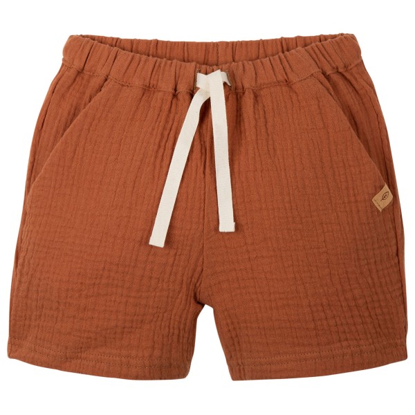 Pure Pure - Kid's Mini-Shorts Mull Uni - Shorts Gr 122/128 rot/braun von Pure Pure