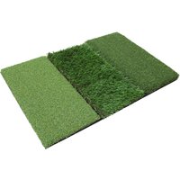 Pure2Improve Golf Tri Turf Abschlagmatte (40 x 62 cm) grün von Pure2Improve