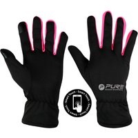 Pure2Improve Running Handschuhe schwarz/pink M/L von Pure2Improve