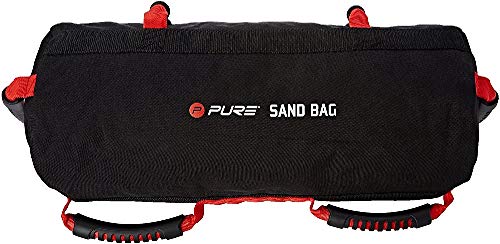 Pure2Improve 2Improve Sandsack Sandsack, Schwarz/Rot, One Size, p2i100160 20kg (4X 5kg Einzelsäcke) von Pure2Improve