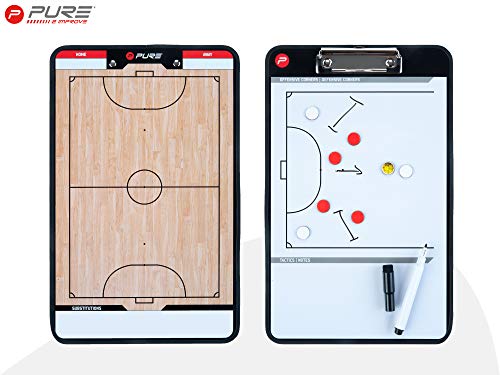 Pure2Improve Unisex-Adult Trainingsboard Taktiktafel, Futsal, 35x22cm EU von Pure2Improve