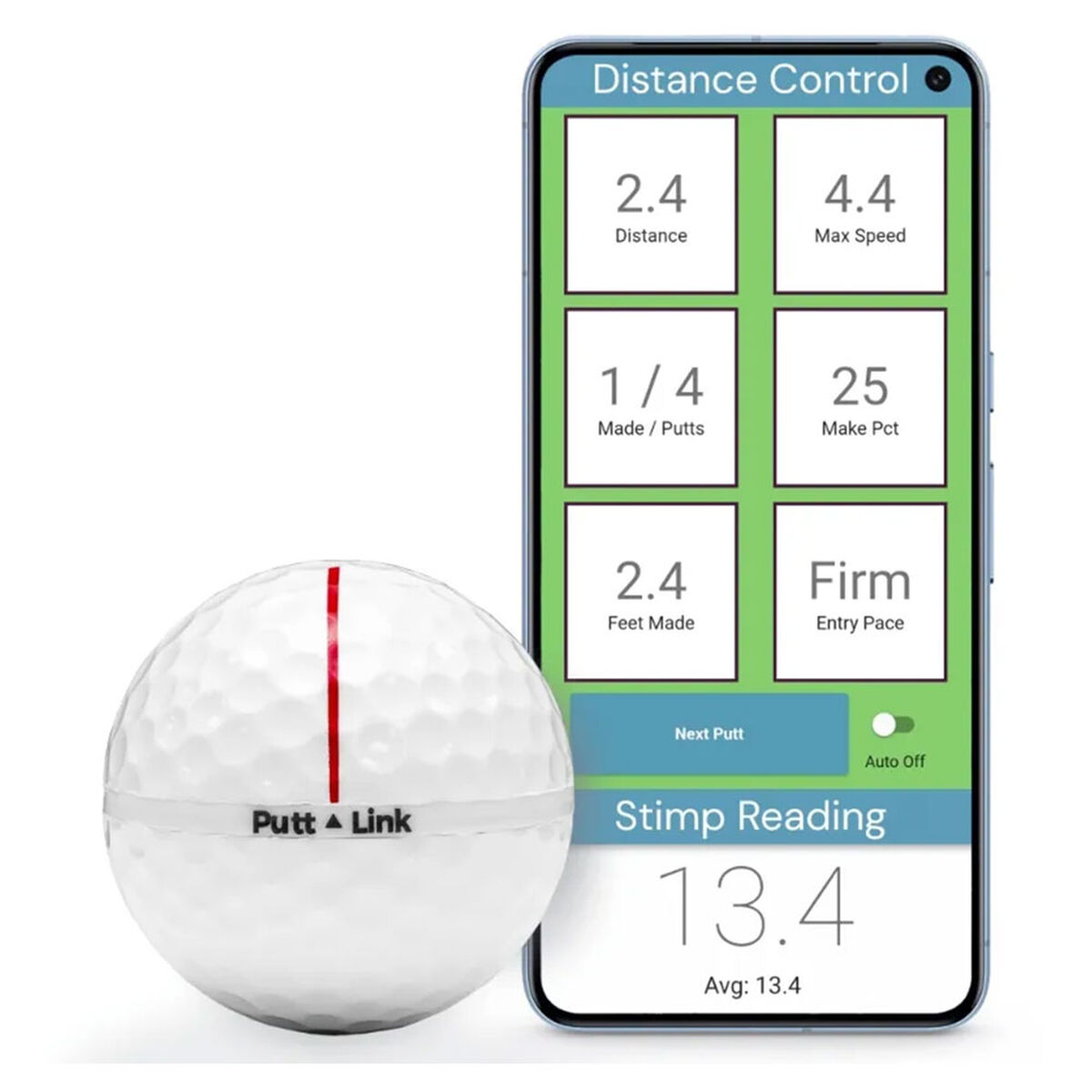 Putt Link Puttlink Smart Golf Ball, Mens, One size | American Golf von Putt Link