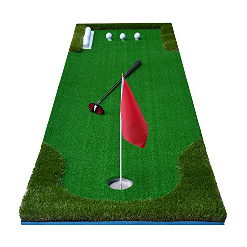 Puttingmatten 9.8ft Indoor/Outdoor Golf Putting Trainer Matte, tragbare professionelle Praxis Mini Golf Trainer Putting Green (größe : 300cm×50cm) von Puttingmatten