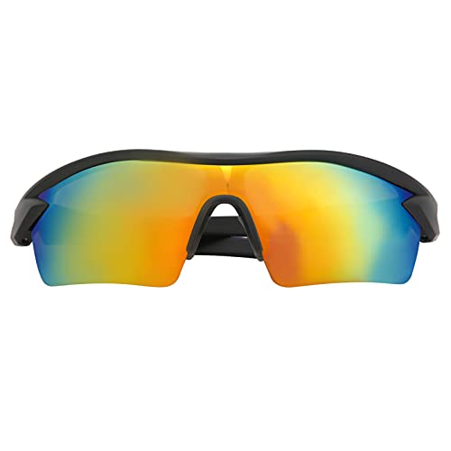 Pwshymi Fahrrad-Sonnenbrille, Leichte Outdoor-Angel-Fahr-HD-Gläser Zum Angeln von Pwshymi