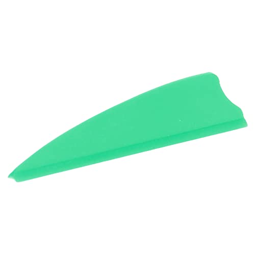 Pwshymi Schildfederbefiederung, Einfach zu Verwenden, Leichte Pfeilfederbefiederung, 50 Stück, Schnelle Geschwindigkeit für Bogenschießen (Grün) von Pwshymi