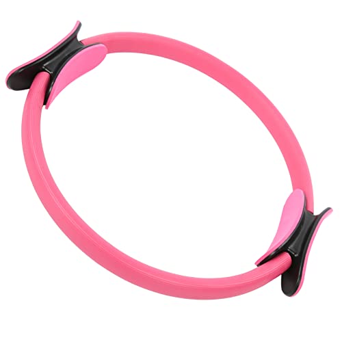Pwshymi Yoga-Ring, Fitness-Kreis, Langlebig, Korrosionsbeständig, Stoßfest, für die Körperform (Rosa) von Pwshymi
